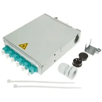 Telegartner 6 Port LC Multimode Duplex Fibre Optic Patch Panel With 6 Ports Populated - H82050K0005 product image