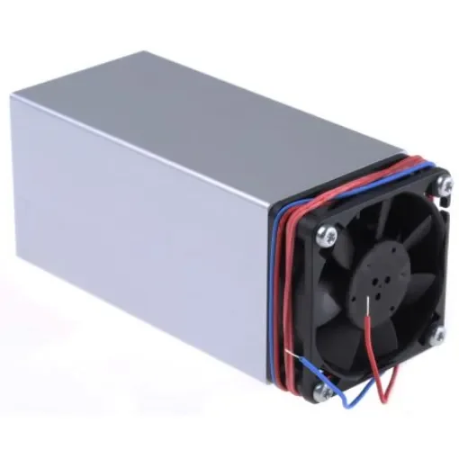 Fischer Elektronik Heatsink, Universal Rectangular Alu with fan, 0.4K/W, 100 x 50 x 50mm, PCB Mount - LAM 5 100 24 product image