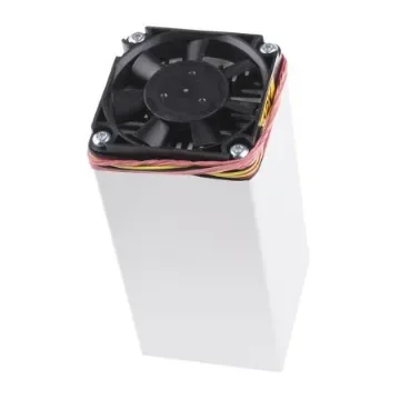 Fischer Elektronik Heatsink, Universal Rectangular Alu with fan, 0.68K/W, 100 x 50 x 50mm, PCB Mount - LAM 5 100 12 product image