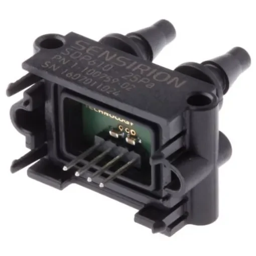 Sensirion SDP600 Series Pressure Sensor, -25Pa Min, 25Pa Max, I2C Output, Differential Reading - SDP610-025Pa product image