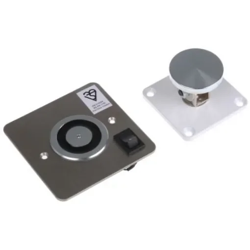 RS PRO Single Door Access Control Door Magnet, 100lb Holding Force 24V dc - 7748184 product image