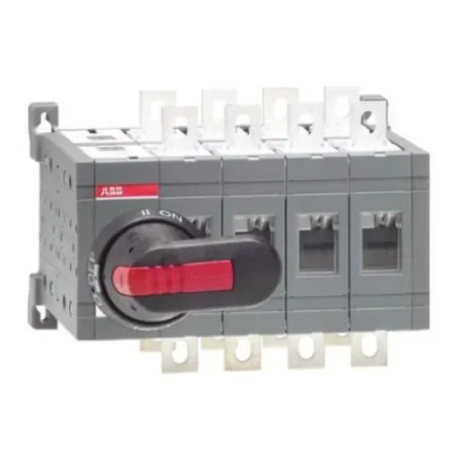 ABB 4P Pole DIN Rail Isolator Switch - 250A Maximum Current - OT250E04CP  OT250E04CP product image