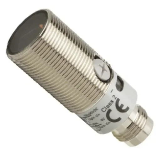 Omron Diffuse Photoelectric Sensor, Barrel Sensor, 100 mm Detection Range - E3FBDN21 product image
