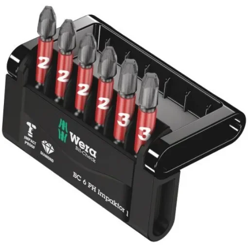 Wera Impact Bit Set 6 Pieces, Hexagon - 05057691001 product image