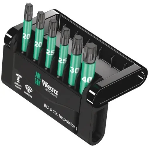 Wera Impact Bit Set 6 Pieces, Hexagon - 05057693001 product image
