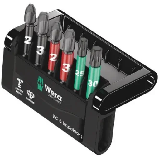 Wera Impact Bit Set 6 Pieces, Hexagon - 05057695001 product image