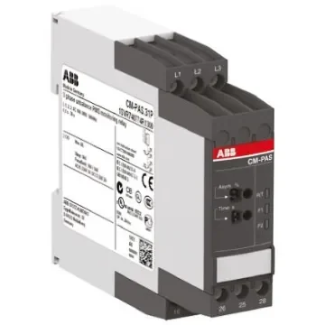 ABB Phase Monitoring Relay, 3 Phase, DPDT, DIN Rail - 1SVR730774R1300  CM-PAS.31S product image