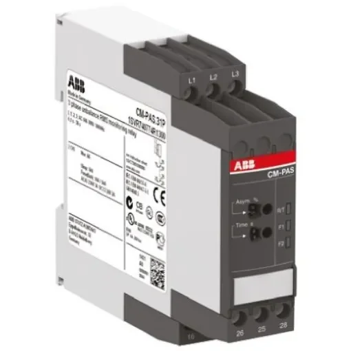 ABB Phase Monitoring Relay, 3 Phase, DPDT, DIN Rail - 1SVR730774R1300  CM-PAS.31S product image