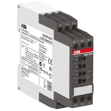 ABB Current Monitoring Relay, 1 Phase, DPDT, DIN Rail - 1SVR730840R0700  CM-SRS.M2S product image