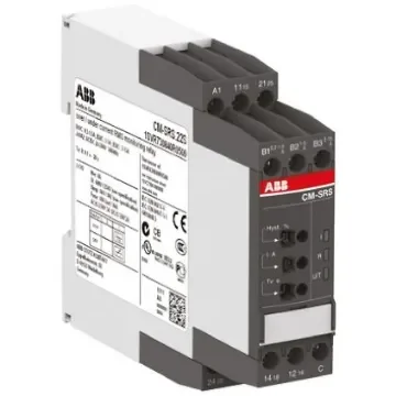 ABB Current Monitoring Relay, 1 Phase, DPDT, DIN Rail - 1SVR740840R0400  CM-SRS.21P product image