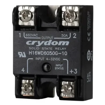 Sensata Crydom H16WD Series Solid State Relay, 50 A Load, Panel Mount, 690 V ac Load, 32 V dc Control - H16WD6050G-10 product image