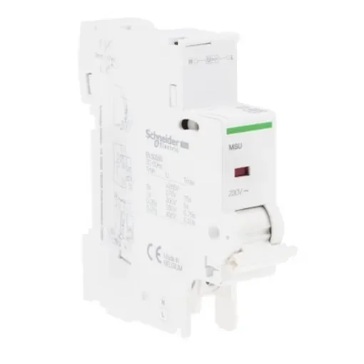 Schneider Electric 230V ac Overload Release Circuit Trip for use with C120 Series, C60 Series, ID Residual Current - A9N26500 product image