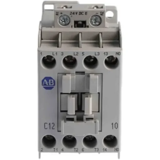 Allen Bradley 100 Series 100C Contactor, 24 V dc Coil, 3-Pole, 12 A, 5.5 kW, 3NO, 690 V ac - 100-C12EJ10 product image