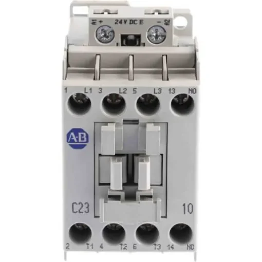 Allen Bradley 100 Series 100C Contactor, 24 V dc Coil, 3-Pole, 23 A, 11 kW, 3NO, 690 V ac - 100-C23EJ10 product image