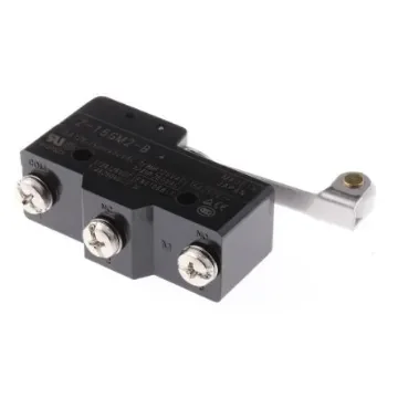 Omron Z Series Roller Lever Limit Switch, NO/NC, IP00, SPDT, Thermosetting Resin Housing, 500V ac Max, 15A Max - Z-15GM2-B product image