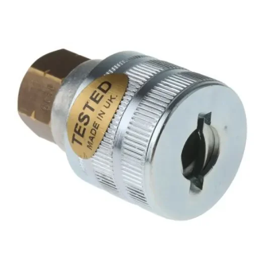 Parker Aluminium Female Pneumatic Quick Connect Coupling, G 1/4 Female Threaded - 8952DL-12 product image
