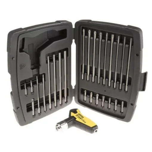 Stanley 1/4 in Hexagon Phillips, Pozidriv, Slotted, Torx Ratchet Screwdriver - 0-79-153 product image