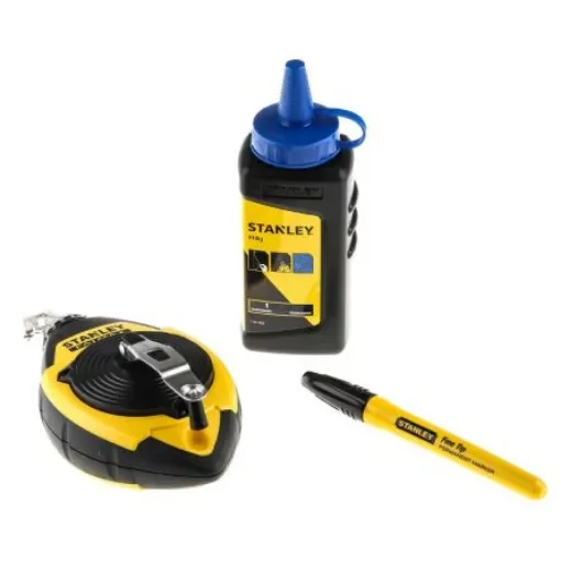 Stanley 30m Chalk Line & with blue Chalk Powder - 0-47-681 product image