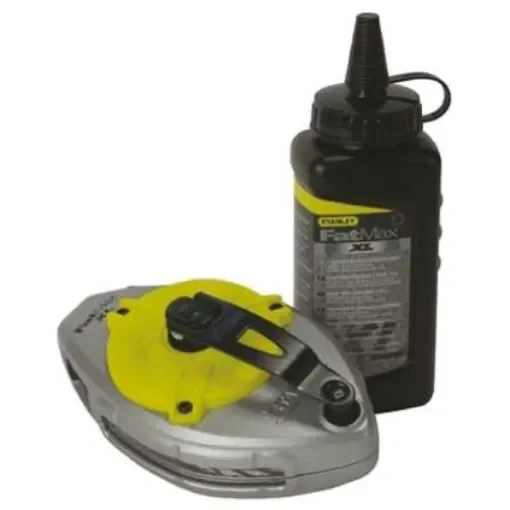 Stanley 30m Chalk Line & with black Chalk Powder - 0-47-488 product image