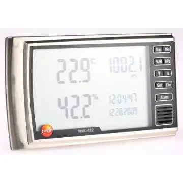 Testo 622 Digital Hygrometer, ±2 %RH, ±3 %RH Accuracy, +60°C Max, 100%RH Max - 0560 6220 product image