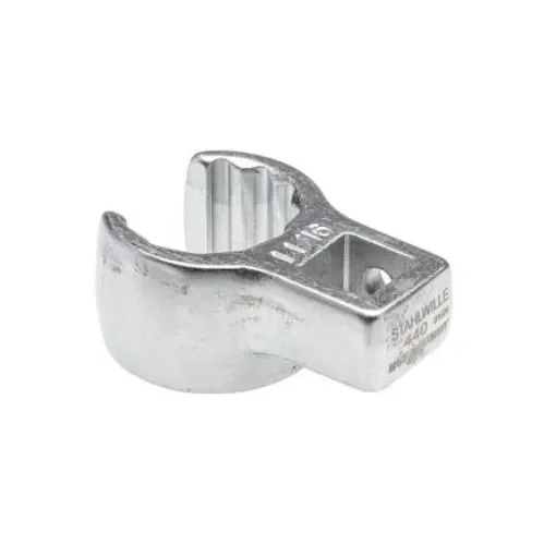 STAHLWILLE 440A Series Crow Foot Spanner Head, 11/16 in, 3/8in Insert, Chrome Finish - 02490038 product image
