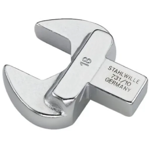 STAHLWILLE 731/10 Series Open Ended Insert Spanner Head, 11.0 mm, 9 x 12mm Insert - 58211011 product image