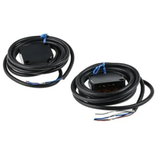 Omron Through Beam Photoelectric Sensor, Block Sensor, 40 m Detection Range - E3JK-TR11 2M product image