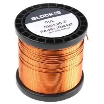 Block 1mm Enamelled Copper Wire, 18 AWG 56m Reel - CUL 500/1,00 product image