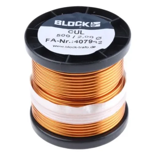 Block 2mm Enamelled Copper Wire, 14m Reel - CUL 500/2,00 product image