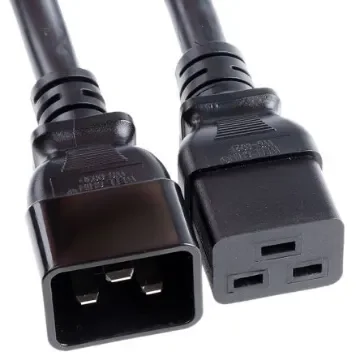 APC IEC C19 Socket to IEC C20 Plug Power Cord, 1.98m - AP9877 product image