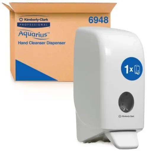 Kimberly Clark 1000ml Wall Mounted Soap Dispenser for Aquarius, Kimcare, Kleenex - 6948 product image