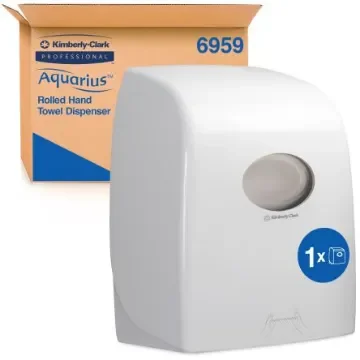 Kimberly Clark Plastic White Wall Mounting Paper Towel Dispenser, 430mm x 250mm x 330mm - 6959 product image