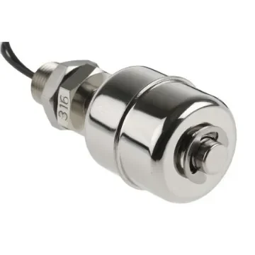 Sensata Cynergy3 SSF22 Series Level Switch Float Switch, SPNO Output, Vertical, Stainless Steel Body - SSF22X100-M12X1 product image