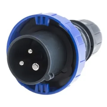 Scame IP66 Blue Cable Mount 2P + E Industrial Power Plug, Rated At 16A, 230 V - 218.EX1633 product image