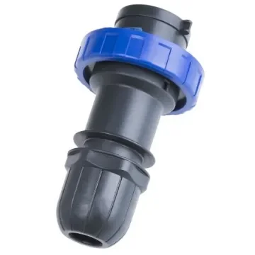 Scame IP66 Blue Cable Mount 2P + E Industrial Power Plug, Rated At 32A, 230 V - 218.EX3233 product image
