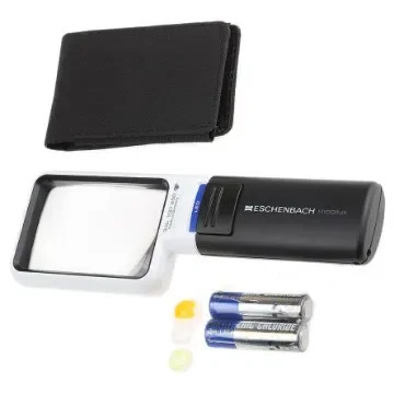 Eschenbach Illuminated Magnifier, 3.5X x Magnification, 75 x 50mm Diameter - 15113 product image