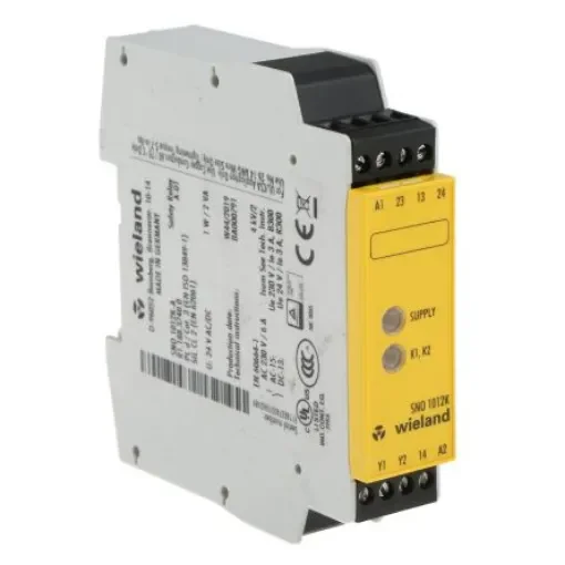 Wieland safeRELAY SNO 1012 Safety Monitoring Safety Relay, 24V ac/dc, Single Channel, 2 Safety Contacts - R1.188.3740.0 product image