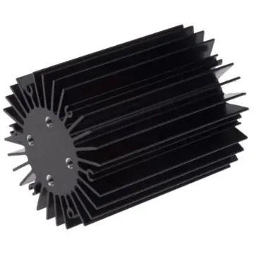 Intelligent LED Solutions Heatsink, Dragon 1, Duris 1, Duris 4, Oslon 1, Oslon 4, Stanley 1, Stanley 4, 50 (Dia.) x - ILA-HSINK-STAR-50X60MM-BLK-K product image