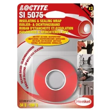 Loctite 5075 Red Silicone Rubber Electrical Tape, 25mm x 4.27m product image