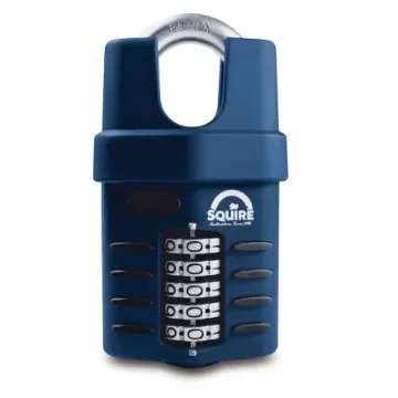 Squire Combination Weatherproof Die Cast Alloy Combination Padlock, 10mm Shackle, 60mm Body - RS CP60CS product image