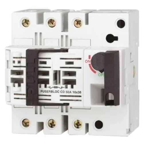 Socomec Fuse Switch Disconnector, 3 Pole, 25A Max Current - 3631 3002 product image