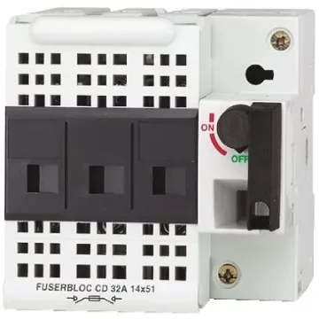 Socomec Fuse Switch Disconnector, 3 + N Pole, 32A Max Current - 3631 4004 product image
