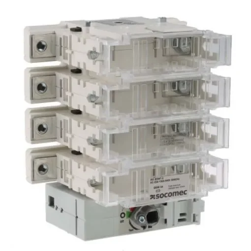 Socomec Fuse Switch Disconnector, 4 Pole, 100A Max Current - 3841 6010 product image