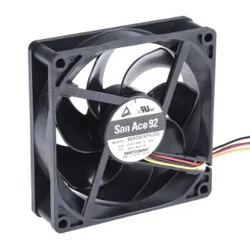 Sanyo Denki San Ace 9GA Series Axial Fan, 24 V dc, DC Operation, 132m³/h, 4.8W, 200mA Max, 92 x 92 x 25mm - 9GA0924P4J03 product image