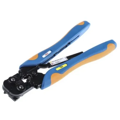 TE Connectivity CERTI-CRIMP Hand Ratcheting Crimp Tool for PIDG Splices, PIDG Terminals, Plasti-Grip Terminals, 0.3 - 47386-0 product image