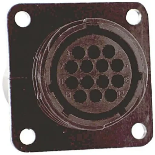 TE Connectivity Circular Connector, 14 Contacts, Flange Mount, Socket, Female, IP65, CPC Series 1 Series - 796272-1 product image
