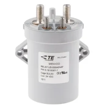 TE Connectivity KILOVAC LEV200 Contactor, 24 V dc Coil, 1-Pole, 500 A, 1NO, 900 V dc - LEV200A5NAF product image