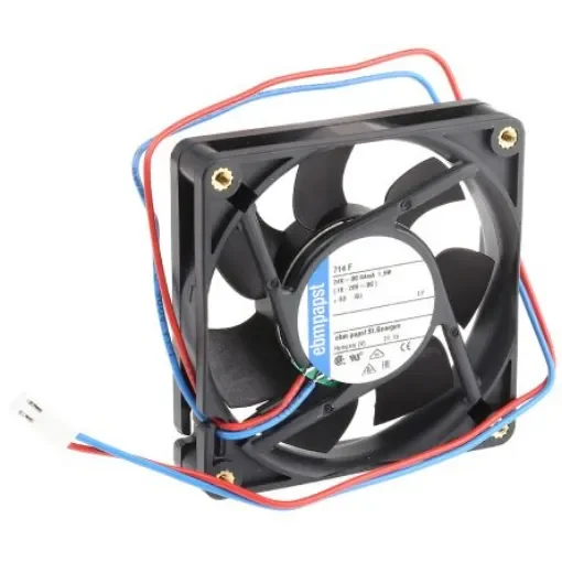ebm-papst 700 F Series Axial Fan, 24 V dc, DC Operation, 44m³/h, 1.5W, 70 x 70 x 15mm - 714F-RS0 product image
