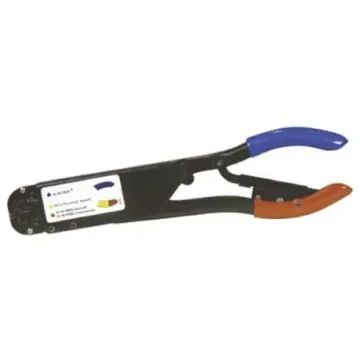 TE Connectivity CERTI-CRIMP Hand Ratcheting Crimp Tool for PIDG Splices, PIDG Terminals, Plasti-Grip Terminals, 0.3 - 59250 product image