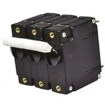 TE Connectivity Thermal Circuit Breaker - W69 3 Pole 277V ac Voltage Rating, 20A Current Rating - W69-X2Q12-20 product image
